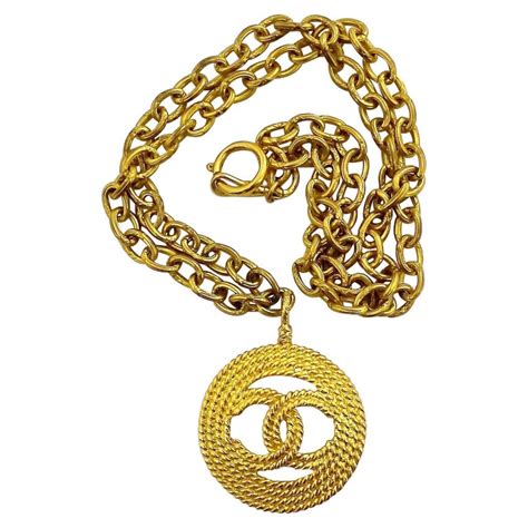 Vintage Chanel Medallion Necklace 